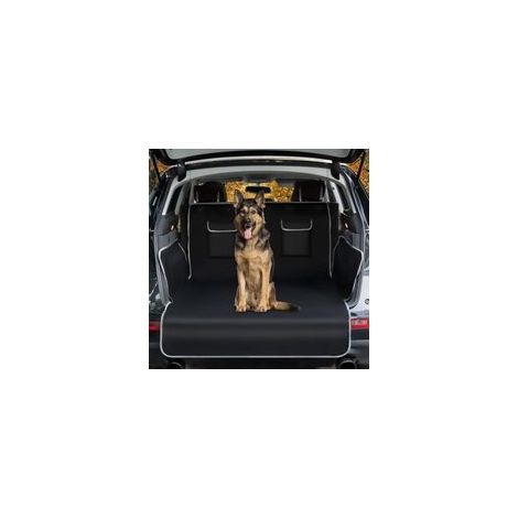 Housse de coffre universelle pour chien, 2 grandes poches, imperméable et antidérapante, 185 x 103 cm, compatible avec la plupar (1/4)