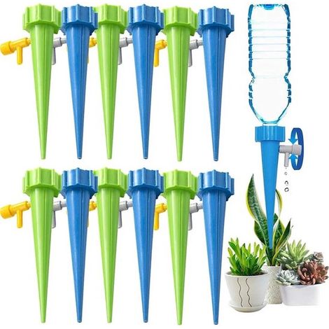 Kit d’irrigation goutte-à-goutte – 12 pièces – Arrosage en bouteilles – Maison et jardin (1/5)