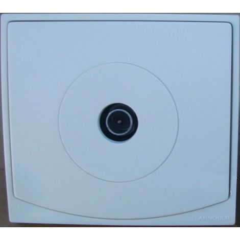 Arnould 61329 Komplette TV-Steckdose weiß - 2001 LUMIERE