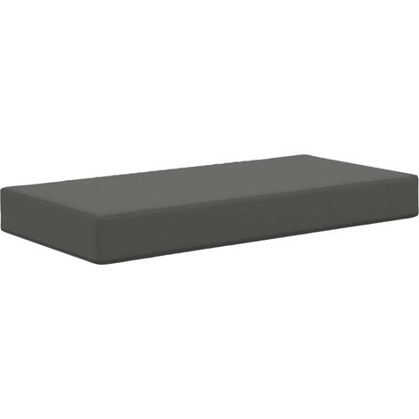 Outdoor Seat Cushion Anthracite 80 x 40 x 8 cm 100% Polyester vidaXL