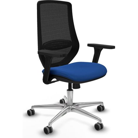 Piqueras y Crespo Mardos Silla de oficina ergonómica azul (1/3)