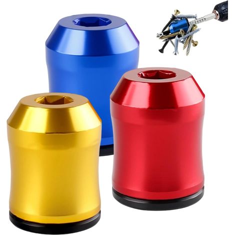 3 Pcs Magnetic Ring for Hex Screwdriver Bits Universal Bit Holder Electric Drill Tool DIY Wood Home Repair (1/5)