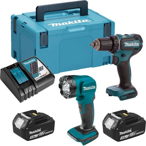 Combopack 2 outils sans fil 18V LXT (2x3,0 Ah) (DDF485 + DML815) - MAKITA DLX2349J