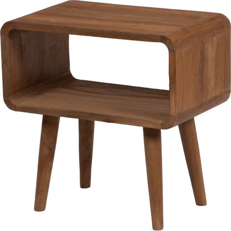 Amadeus - Table de chevet en teck massif (1/2)