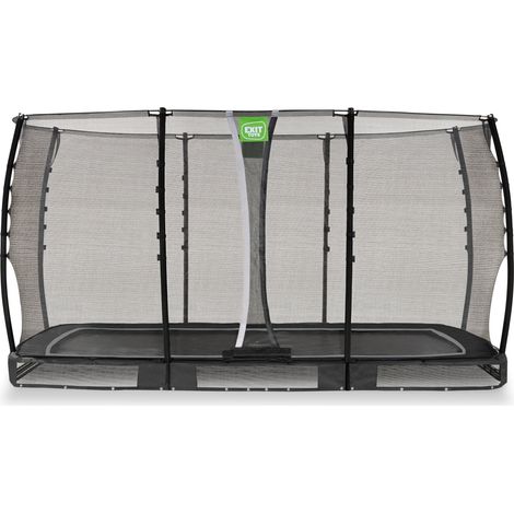 EXIT Allure Classic Bodentrampolin 214x366cm - schwarz