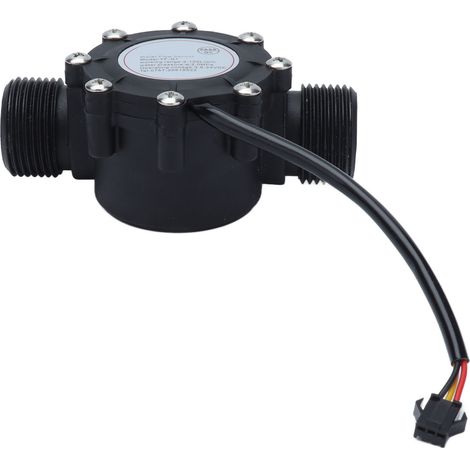 Capteur de débit d'eau, débitmètre DN25 1,3 pouce en nylon pour canalisations de piscine et réseaux d'eau (1/5)