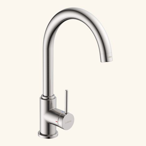 Robinet cuisine Luisina bec pivotant inox RAPHAEL (1/5)