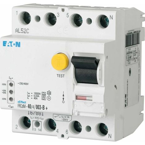 Eaton FRCDM-63/4/03-G/B Interruttore differenziale bianco 63A (1/4)