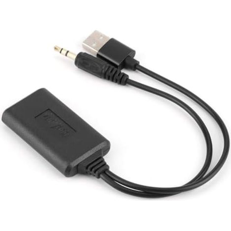 Câble Audio Bluetooth 3.5 mm AUX pour Adaptateur Récepteur Sans Fil Voiture Bluetooth 5.0 HiFi Stéréo Accessoires Auto (1/5)