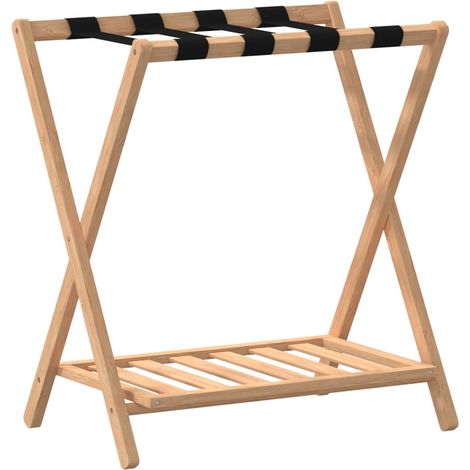 Porte-bagages 68x38x58 cm bambou (1/5)