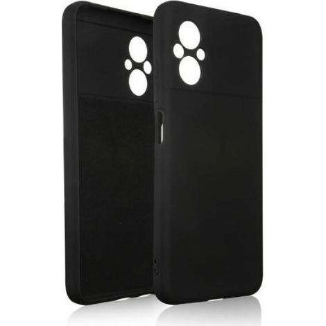 Coque Silicone - Pour Xiaomi Poco M5 - Noir - Ajustement Précis - Matériau Antidérapant - 1 Pièce (1/2)