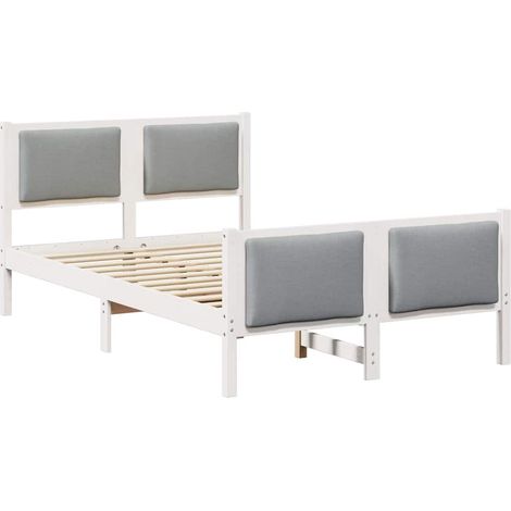 Maison Exclusive - Struttura del letto Grigio chiaro 120 x 190 cm Tessuto (1/5)