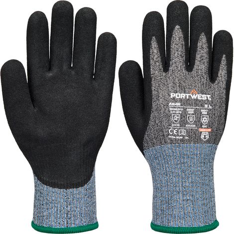 Guanto in nitrile Vis-tex Winter Cut D13 - Taglia M - Nero - Portwest