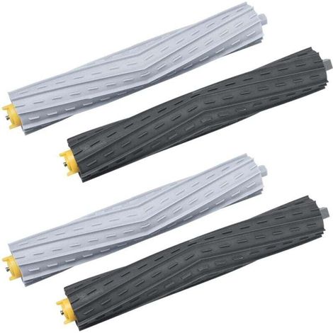 Accessoires de Brosse pour iRobot Roomba 800 & 900 Série, Brosse Principale pour 860 861 865 866 870 871 880 885 886 890 900 960 966 980 Robot Aspirateur avec 4 Brosses en Caoutchouc (1/4)