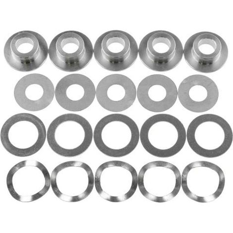 Kit de arandelas y bujes de montaje de disco de freno TRW ZF para BMW R 850R '00-'02, R 1100S '98-'00, K 1200R '05-'08, R 1200GS/ADV '04-'07, R 1200R/RT '05-'07, R 1200S/ST '05-'08 (delantero)