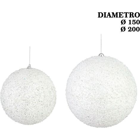 SFERA PLASTICA CHRISTIE BIANCO D200 (1/3)