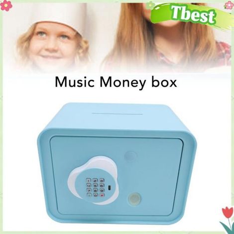 Tbest banque d'empreintes digitales pour enfants Tirelire multifonctionnelle pour enfants, bote puericulture coffre Vert (1/5)