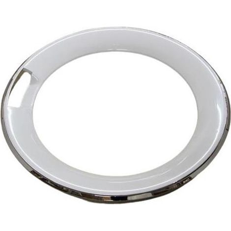 CORNICE ESTERNA OBLO PORTA LAVATRICE CANDY HOOVER BIANCO CROMATO 43029400