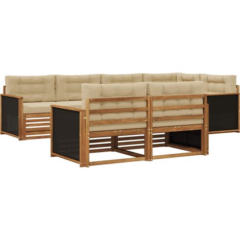 Outdoor Sofa Set with Cushion 7 pcs vidaXL (1/5)