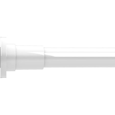 Croydex Adhesive Shower Rail, Stick 'n' Lock Shower Cubicle Telescopic Rod White (1/5)