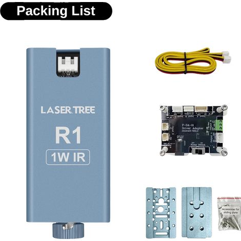 Modulo laser, incisione di precisione, regolazione rapida della messa a fuoco, LT-R1 1W (1/2)