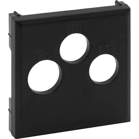 Legrand Niloe Step Abdeckung Tv-R-Sat Farbe: Schwarz 864557 (1/2)
