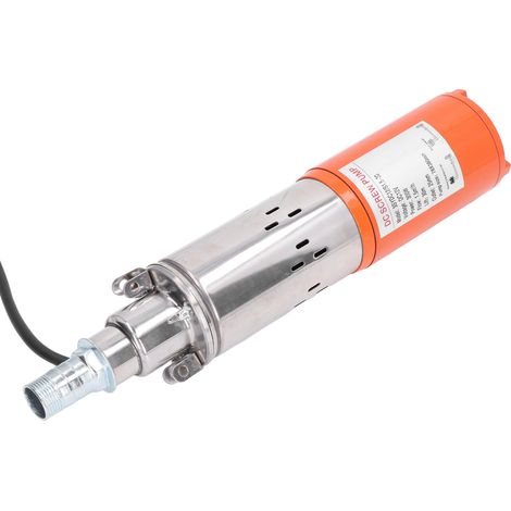 DC-Schraubenpumpe für Tiefbrunnen, solarbetrieben, tauchfähig, Hochdruck, 12 V, 30 m Förderhöhe, 3SYDC12/S1.5-30 (1/5)