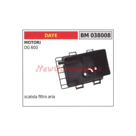 Luftfiltergehäuse DAYE für DG 600 Motoren 038008
