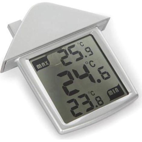 TERMÓMETRO DE VENTANA TRANSPARENTE CON INDICACIÓN DE LAS TEMPERATURAS MÍN./MÁX. (1/3)