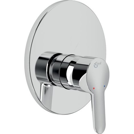 Ideal Standard Grifo de ducha empotrado Connect Blue, Juego 2, Cromo, A5836AA