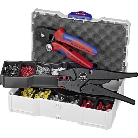 KNIPEX 97 90 10 Assortimento di capicorda per terminali a bussola 10 pezzi 265 mm