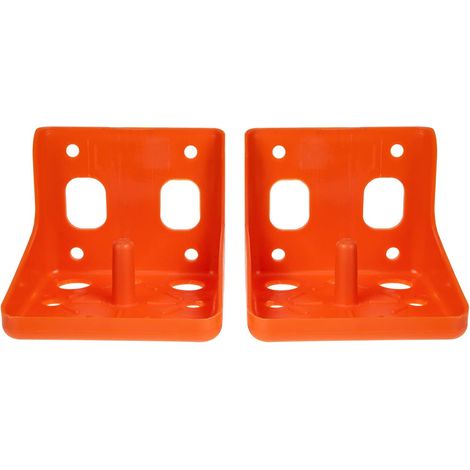 Accessoires pour Reptiles 2 Pièces Support De Bloc De Sel Minéral Support De Bloc Alimentaire en Plastique Fournitures De Bétail pour Chevaux Cerfs (1/5)