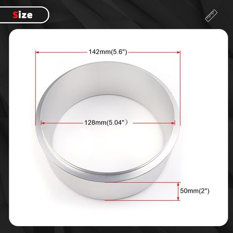 Suitable for Ford 350 SBC BBC air filter gasket 1/2 inch air filter spacer aluminum - 2 inch (1/4)