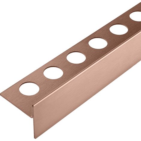 Balneo Barre de pente de sol droite pour receveur 170 cm cuivré INOX Acier inoxydable (1/5)