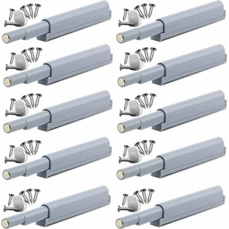 Appuyez pour ouvrir magnétique loquets Fermetures magnétiques push-open ouvre et ferme la porte avec une simple pression (10 pièces) (1/5)