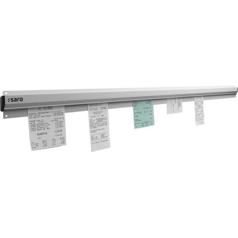 Porte-commandes - Alu - 600x58mm - Adhésif/Vissable - QUICK L 600 - Saro