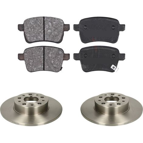 KIT FRENI POSTERIORI compatibile con FIAT 500L (351,352) - DISCHI + PASTIGLIE OEM: FDB4879 / 18204 /SOSTITUZIONE DIRETTA/BASSA POLVERE/SILENZIOSO