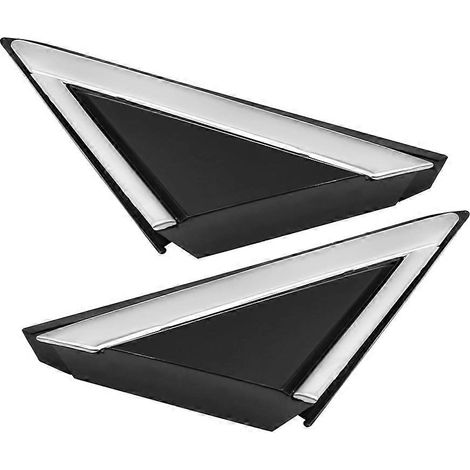 1 paire de garnitures triangulaires d'angle de rétroviseur intérieur, cache-aile, référence 22774040 22774041, pour Cadillac SRX 2010-2016 (1/5)