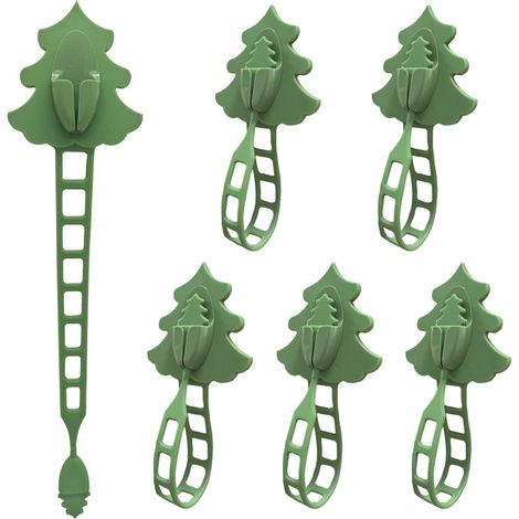 6x Attaches Adhésives pour Guirlande Noël, Crochet pour Cheminée (1/5)