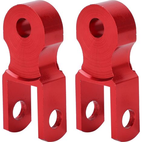 125x27mm/4,92x1,06in Bras de Frein Arrière Résistant en Alliage d'Aluminium pour Moto - Pièce d'Usure Accessoire Argent (1/5)