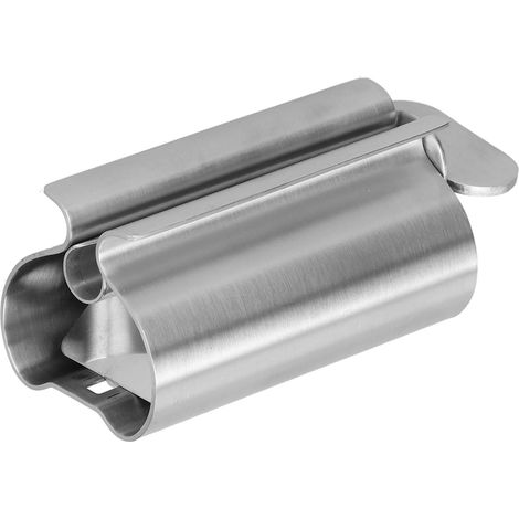 Distributeur de dentifrice en acier inoxydable pour tube, support mural de salle de bain, petit presse-tube pratique