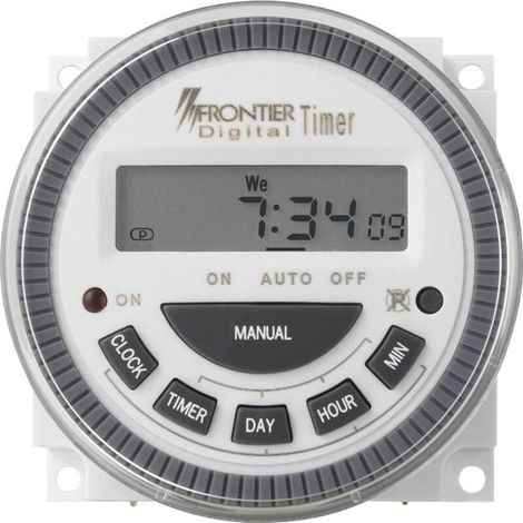 Programmateur horaire pour encastrement sur panneau numérique 230 V/AC 4000 W (SKU produit : 93626796 SKU Offre : 1107LIU13) (1/3)