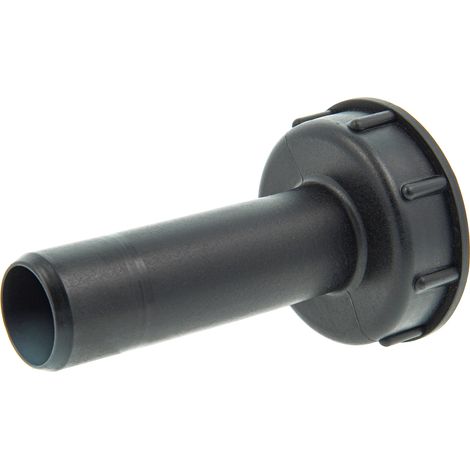 tecuro IBC Adapter Anschlussstutzen Ø 32 mm mit Grobgewinde S60 x 6, UV-beständig (1/3)