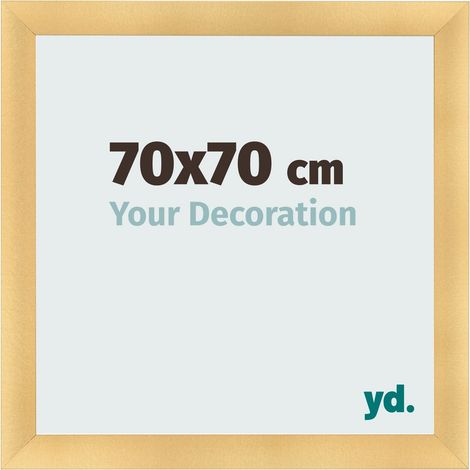 yd. - Cadre photo 70x70 - Or Mat - MDF - Pisa (1/5)