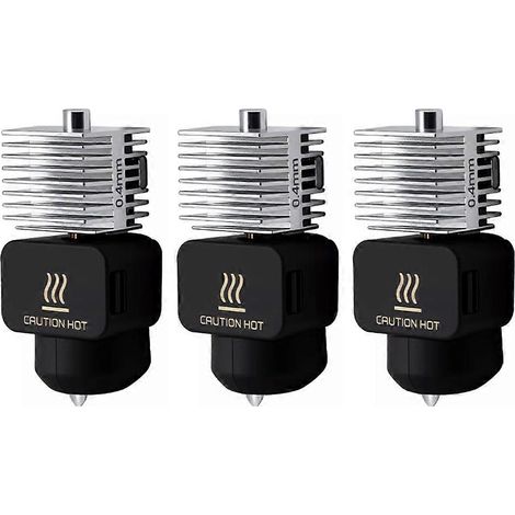 Kit de 3 piezas de extrusor mejorado para Bamb Lab A1/A1 Mini, extrusor de alta velocidad con boquilla de 0,4 mm, piezas para impresora 3D.