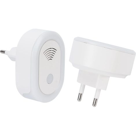 Ultrasonic mite exterminator controller, 2 pieces (European regulation), direct plug for ultrasonic mite extermination in the bedroom (1/5)