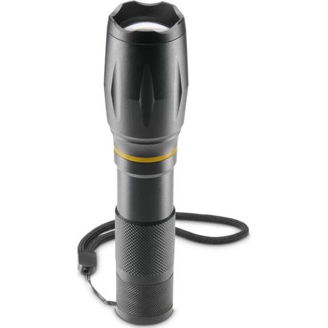 Hama LED-Taschenlampe "W200", Batterien, Zoom, COB, Aluminium, 3 Modi Taschenlampe 140 g