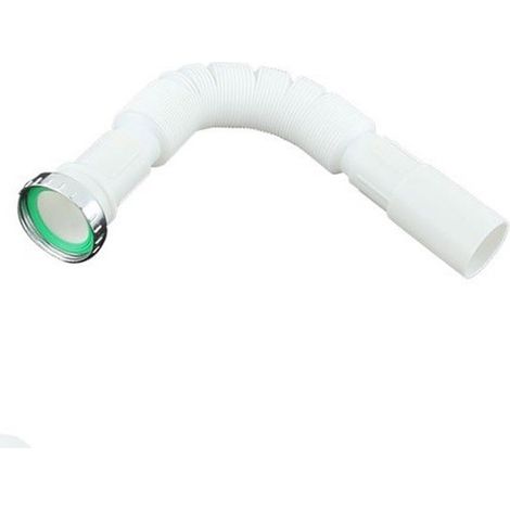 Cleafe - Canotto Tubo Scarico Flessibile Estensibile Con Testa Metallo 1" 1/2 40 Mm 59951 - (1/3)