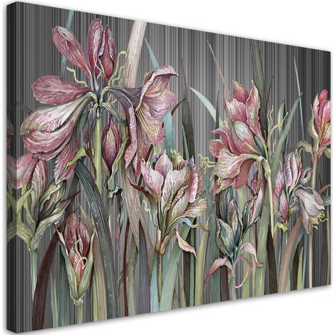 Cadre déco Fleurs d'iris 100x70 (1/5)