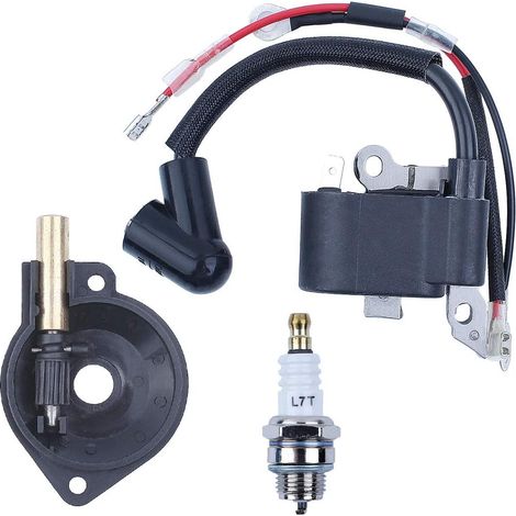 Kit de bobine d'allumage, pompe à huile et interrupteur d'arrêt pour tronçonneuse Husqvarna 235 235E 240 240E (1/5)
